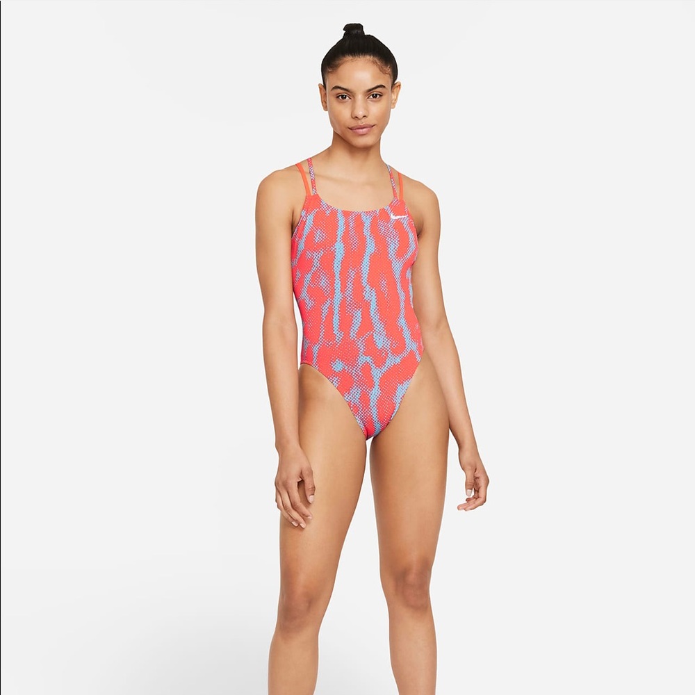 Nike HydraStrong Spiderback 1-Piece Swimsuit Size 10